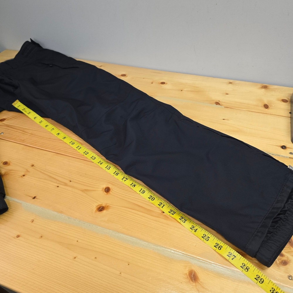Mountain Equipment Co-op MEC Watershed Snow Pants Youth 12 Black Eco Storm Gear - Picture 11 of 15